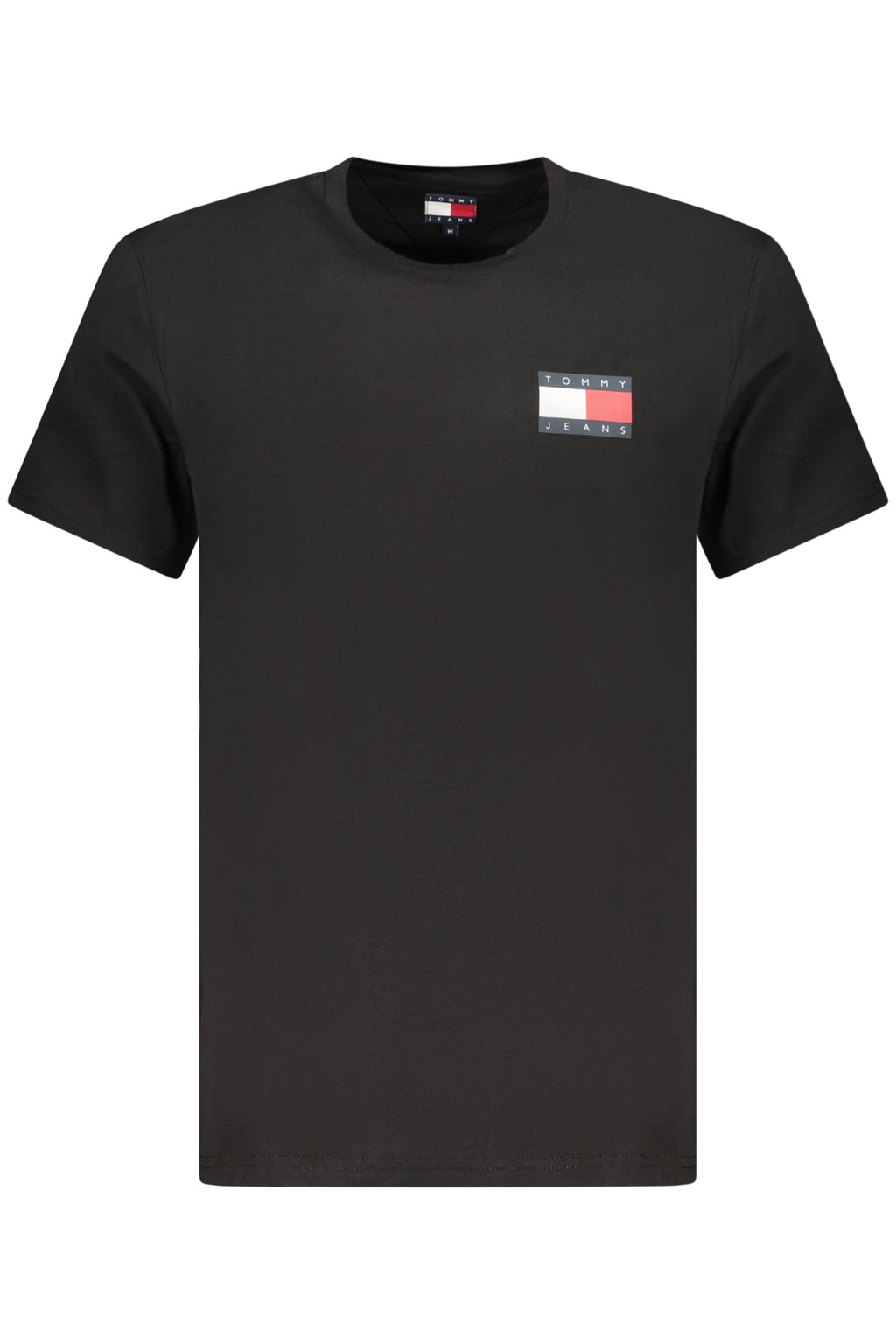TOMMY HILFIGER MEN'S SHORT SLEEVE T-SHIRT BLACK