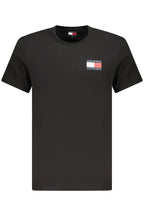 TOMMY HILFIGER MEN'S SHORT SLEEVE T-SHIRT BLACK
