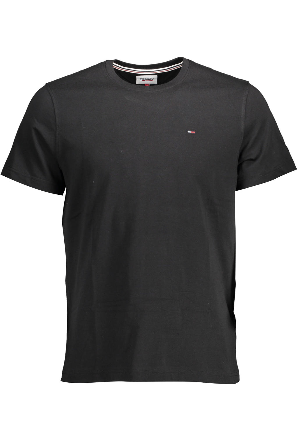 TOMMY HILFIGER SHORT SLEEVE T-SHIRT MEN'S BLACK
