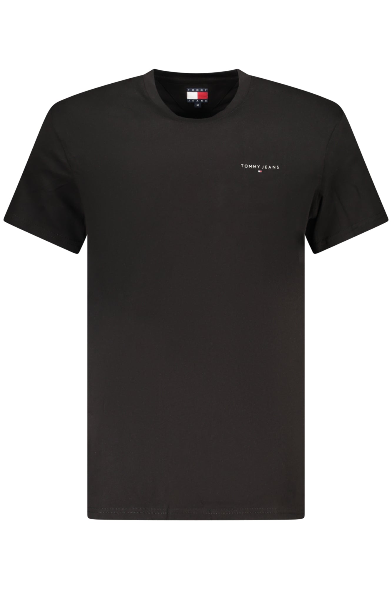 TOMMY HILFIGER Herren T-Shirt – Kurzarm, aus Baumwolle Schwarz