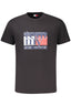 TOMMY HILFIGER HERREN KURZARM T-SHIRT SCHWARZ