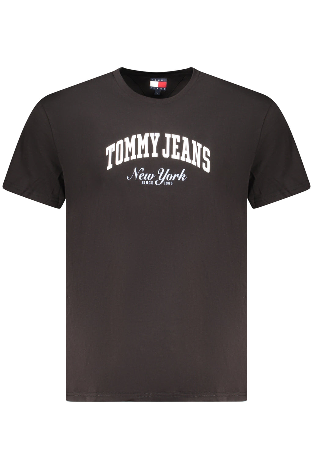 TOMMY HILFIGER MEN'S SHORT SLEEVE T-SHIRT BLACK