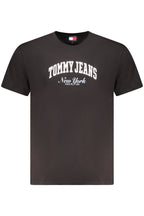 TOMMY HILFIGER MEN'S SHORT SLEEVE T-SHIRT BLACK
