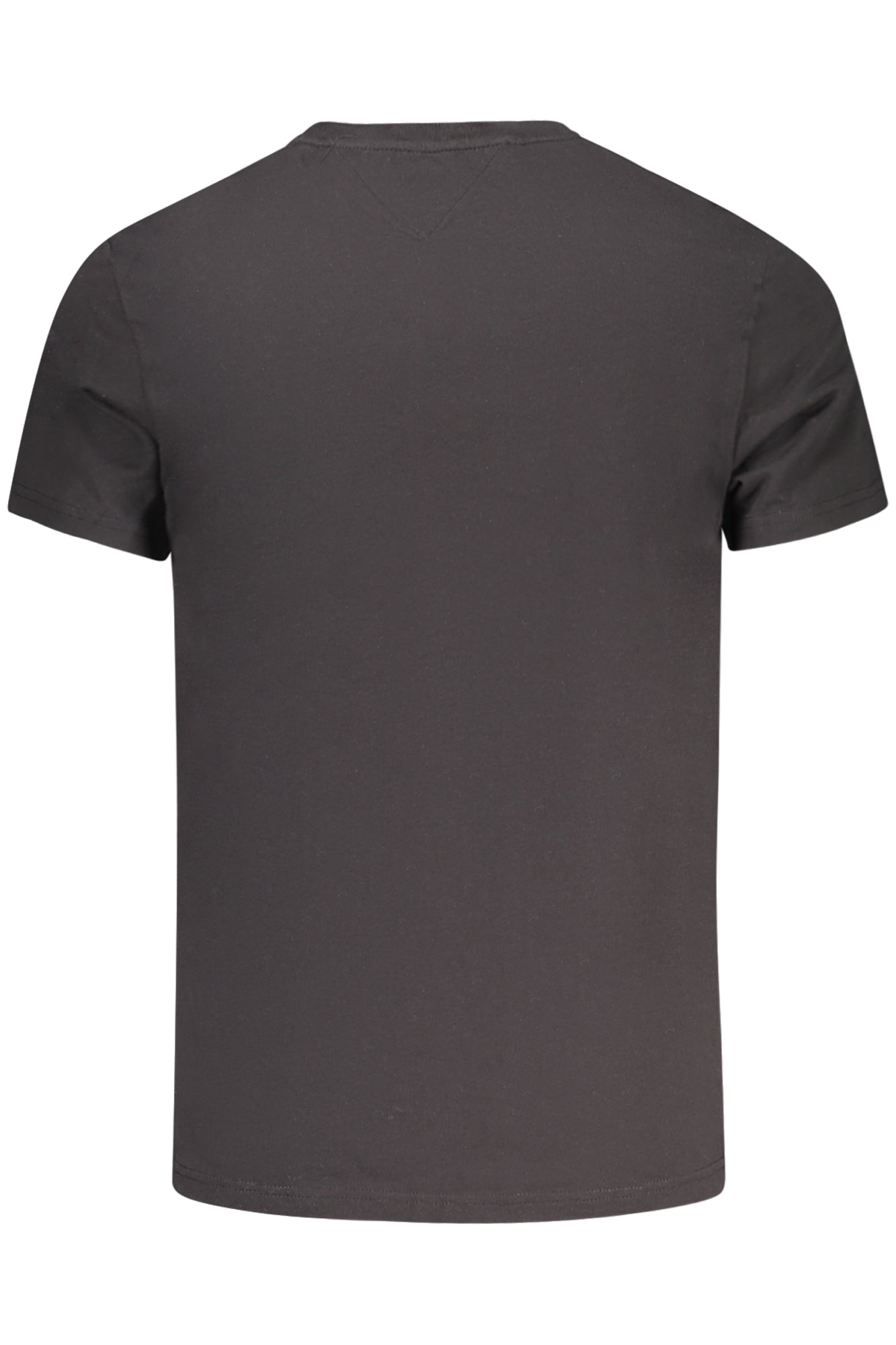 Tommy Hilfiger T-Shirt Herren – Kurzarm Blau mit Logo-Stickerei aus Baumwolle Schwarz