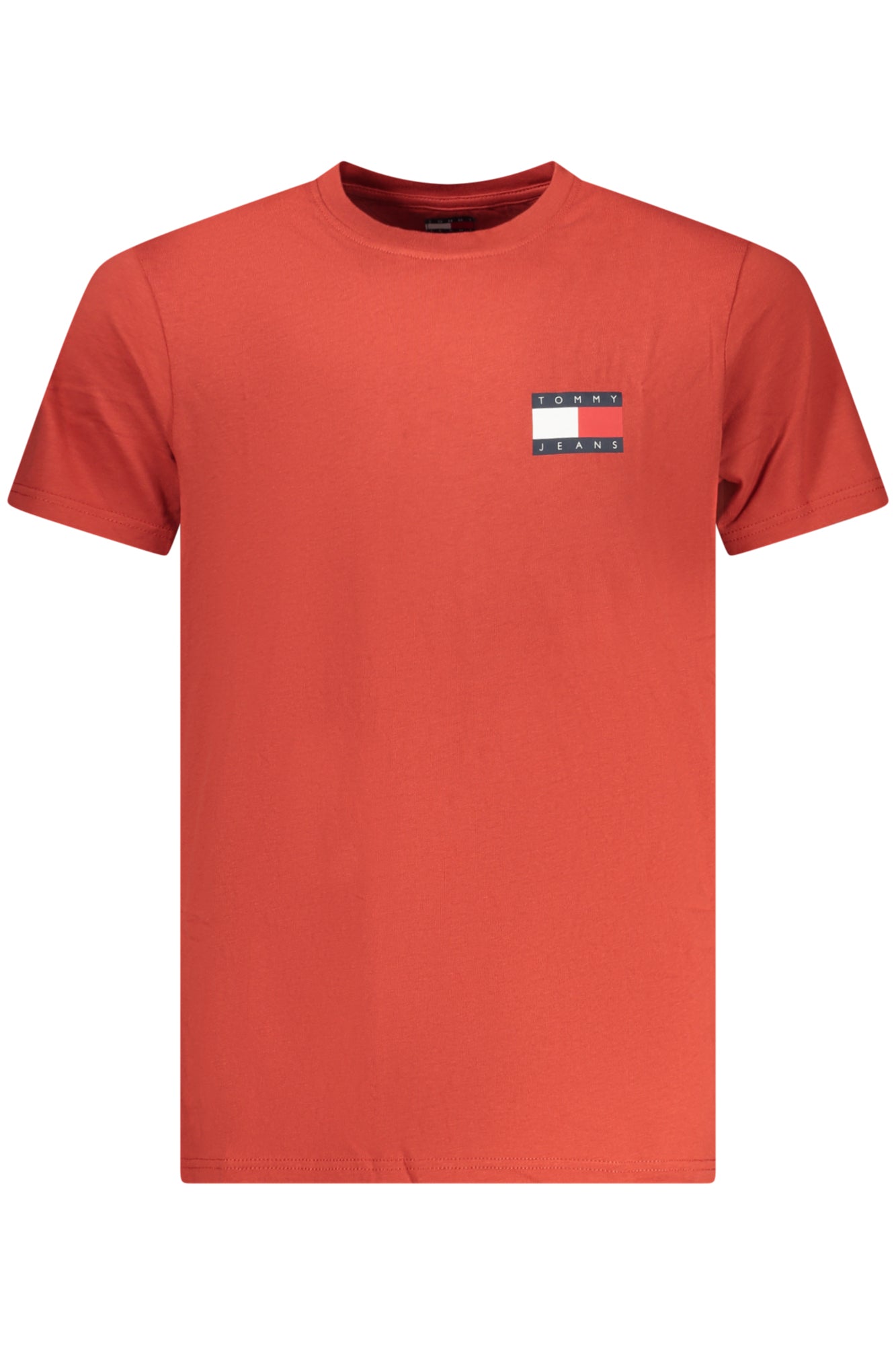 TOMMY HILFIGER Herren T-Shirt – Kurzarm, aus Baumwolle Rot