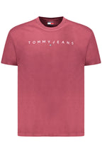 TOMMY HILFIGER HERREN KURZARM T-SHIRT, ROT