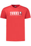 TOMMY HILFIGER HERREN KURZARM T-SHIRT, ROT