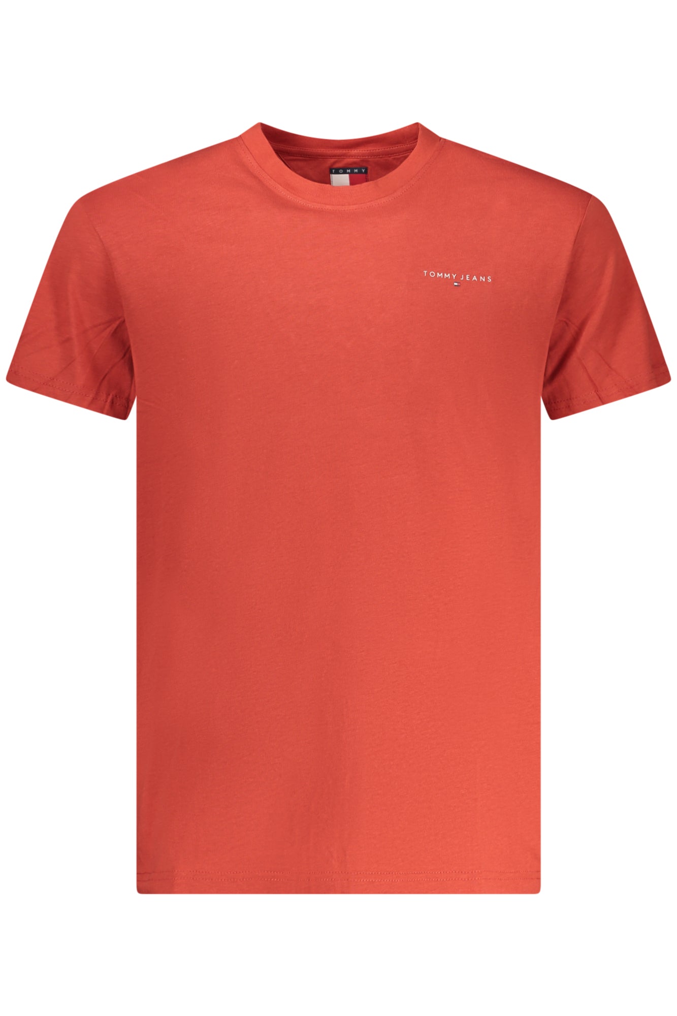 TOMMY HILFIGER Herren T-Shirt – Kurzarm, aus Baumwolle Rot