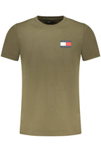 TOMMY HILFIGER HERREN-T-SHIRT MIT KURZEN ÄRMELN, GRÜN