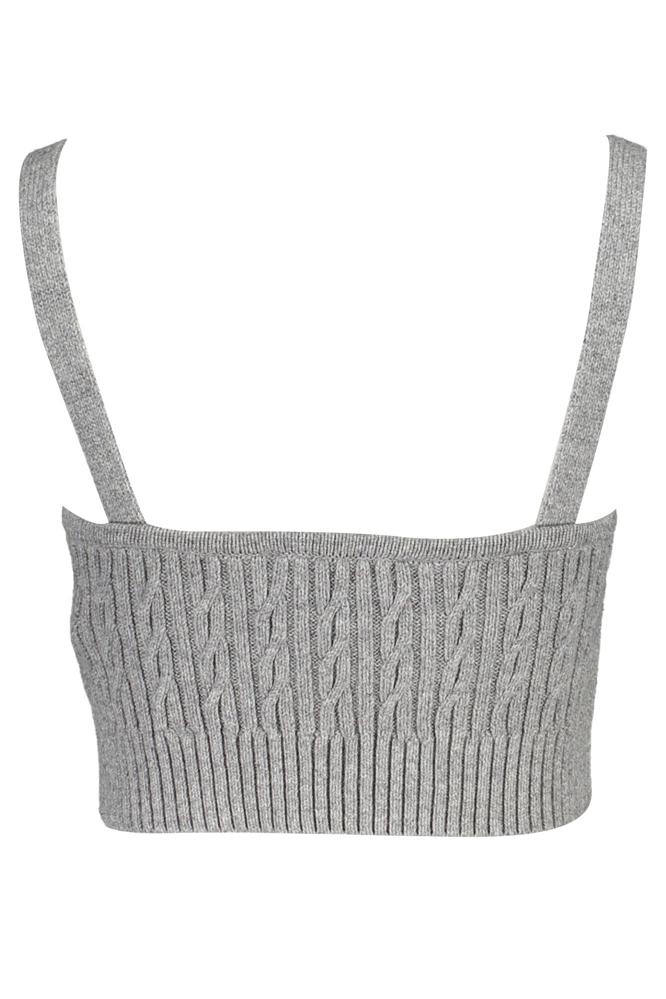 Tommy Hilfiger Damentop Grau – V-Ausschnitt mit Logo-Applikation für Damen Grau