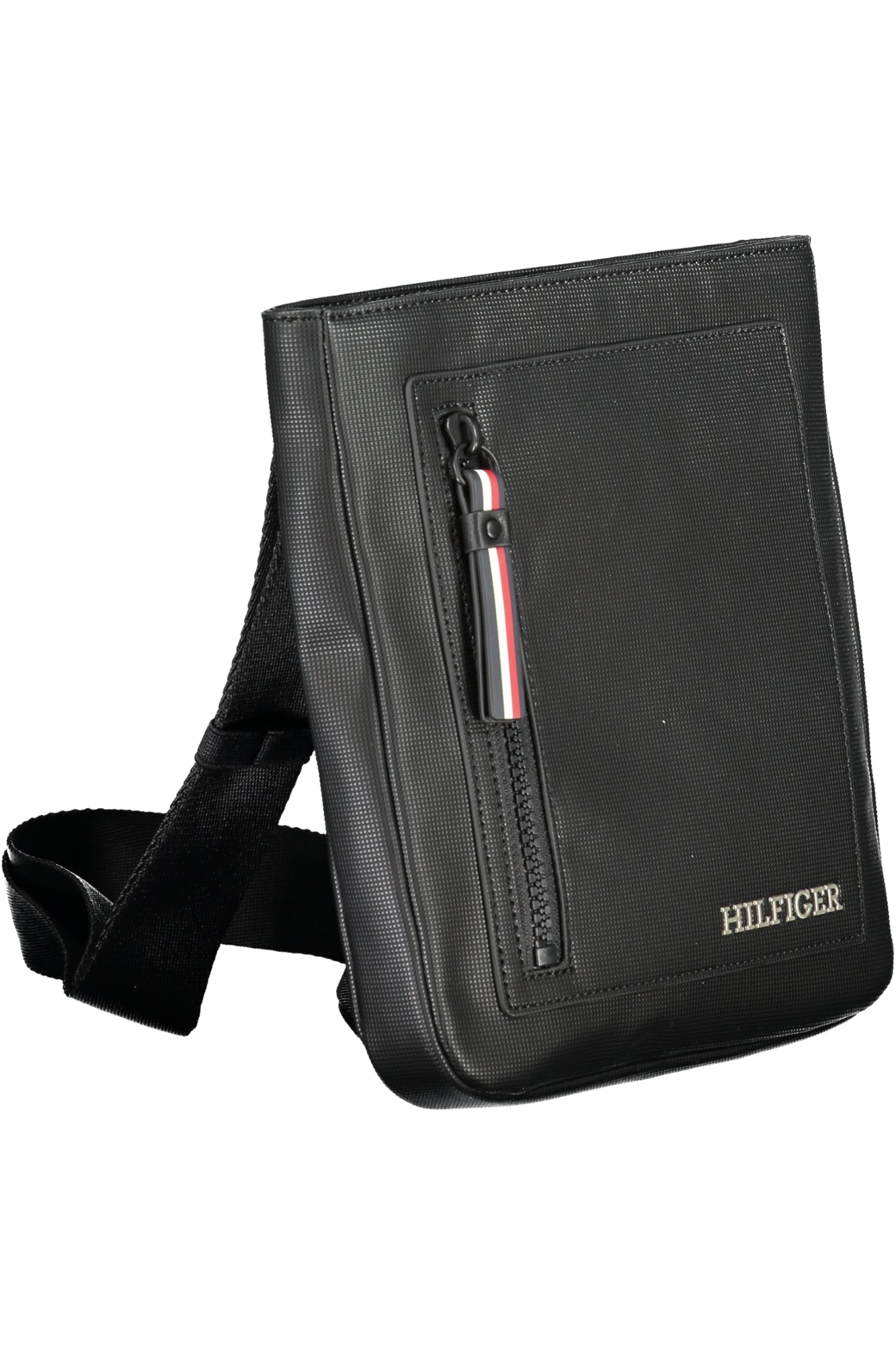 Tommy Hilfiger Umhängetasche Herren – Blaue Schultertasche mit verstellbarem Gurt Schwarz