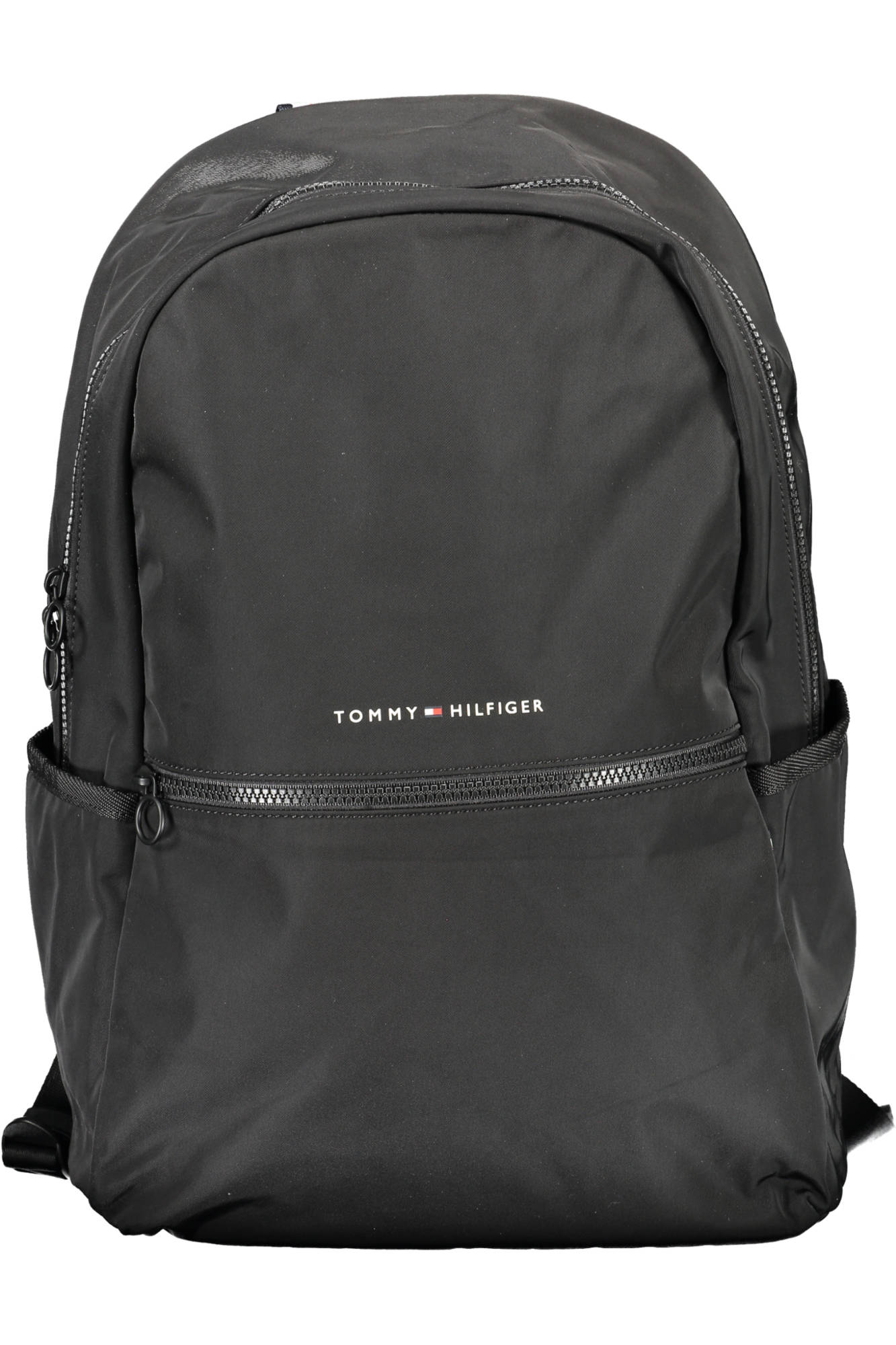 Tommy Hilfiger Rucksack Herren – Schwarzer Alltagsrucksack mit Laptopfach Schwarz Hauptbild