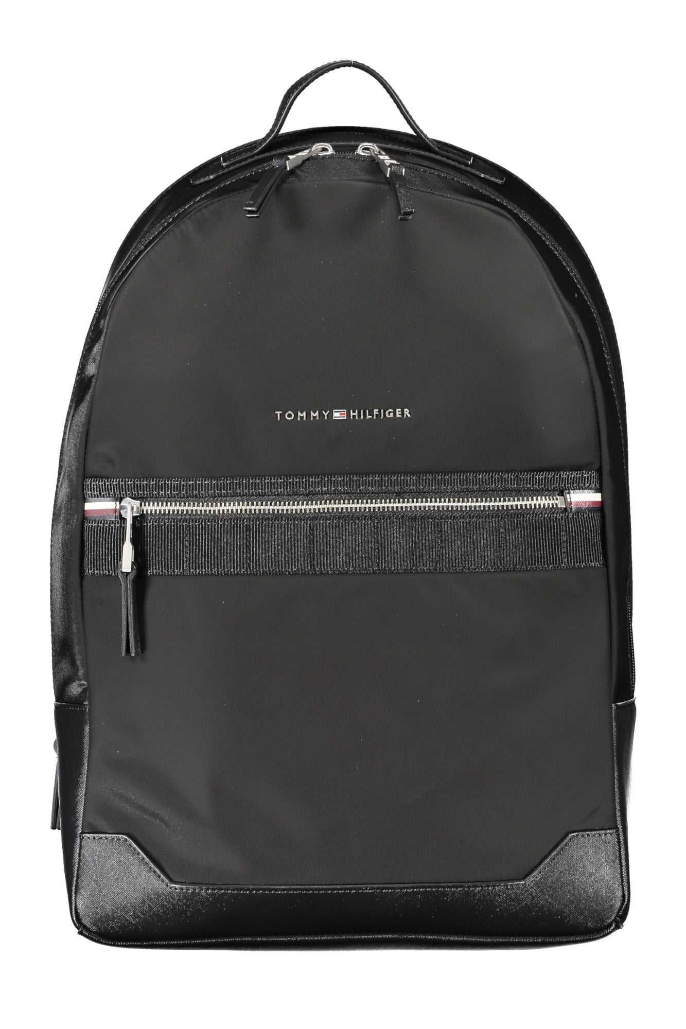 Tommy Hilfiger Herren-Rucksack Blau – Praktischer Alltagsbegleiter mit Laptopfach Schwarz