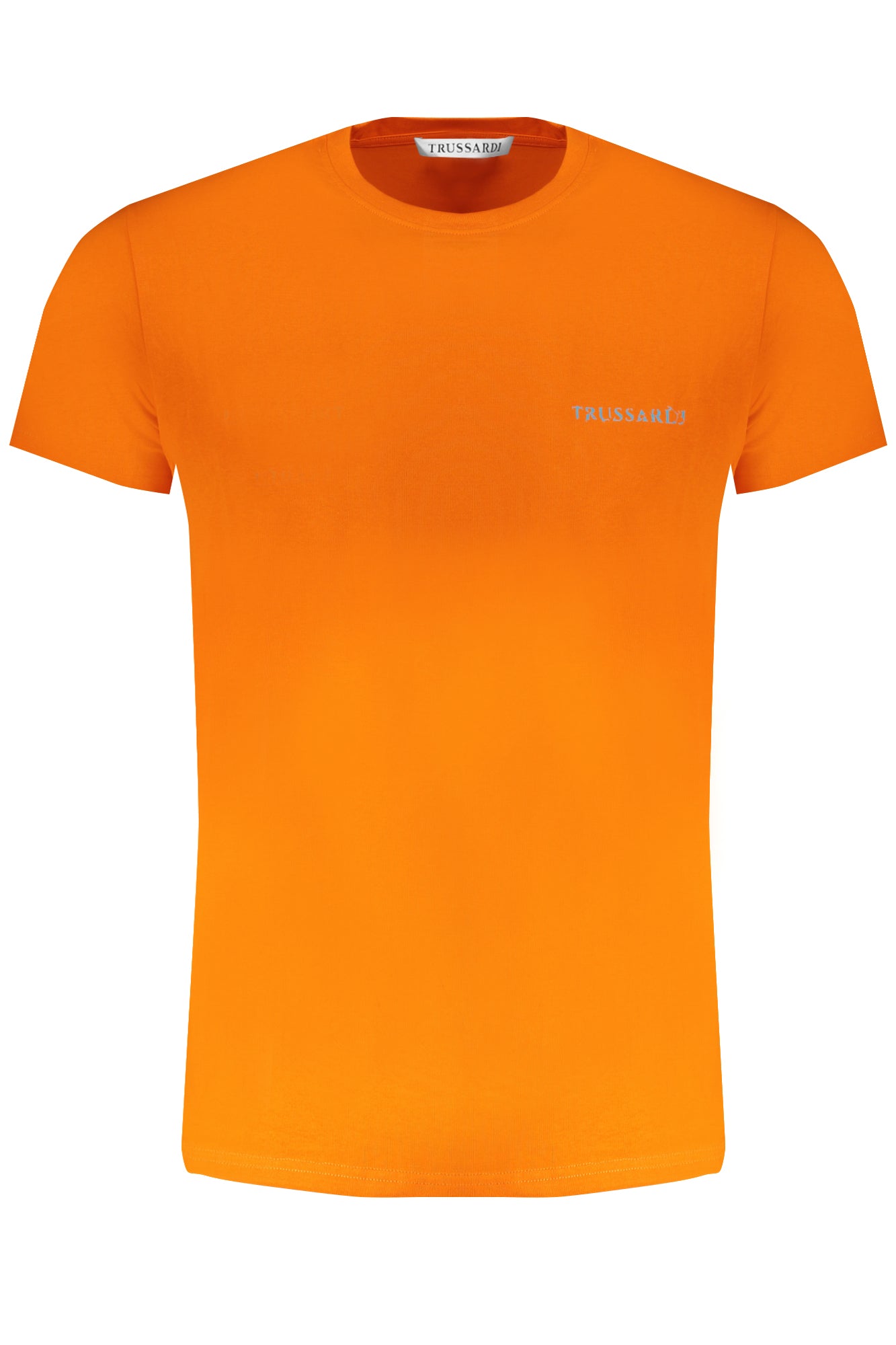 TRUSSARDI Herren T-Shirt Kurzarm Orange – 100% Baumwolle für Sommer Orange