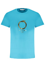 TRUSSARDI HERREN-KURZARM-T-SHIRT BLAU