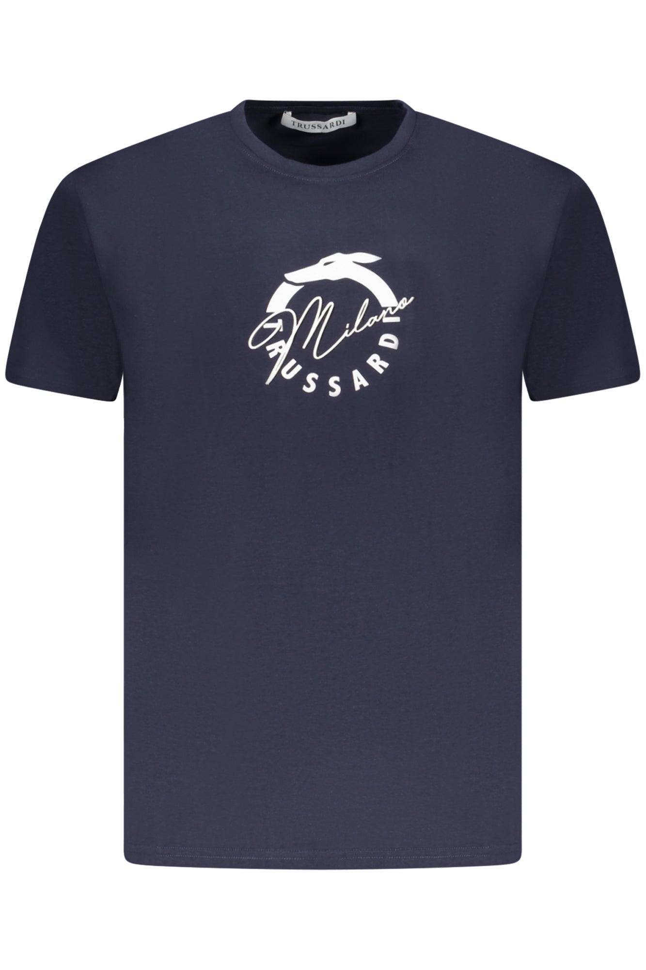 Trussardi Herren Kurzarm T-Shirt Blau