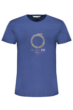 TRUSSARDI HERREN-KURZÄRMELIGES T-SHIRT BLAU