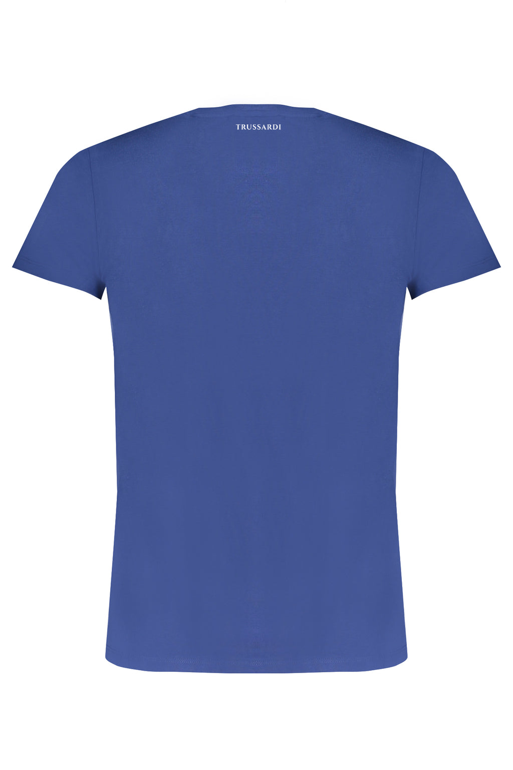 TRUSSARDI HERREN-KURZÄRMELIGES T-SHIRT BLAU