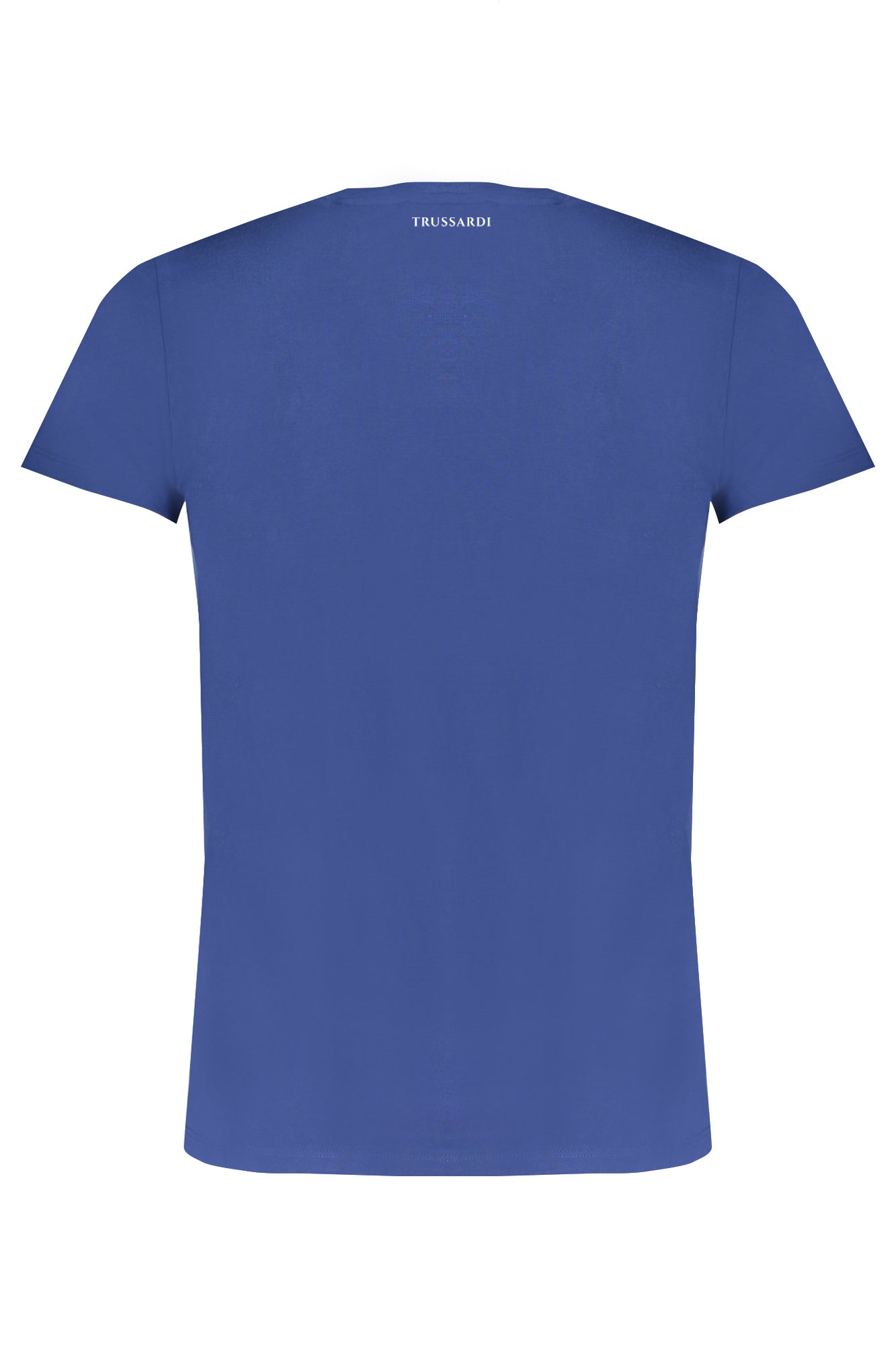TRUSSARDI HERREN-KURZÄRMELIGES T-SHIRT BLAU