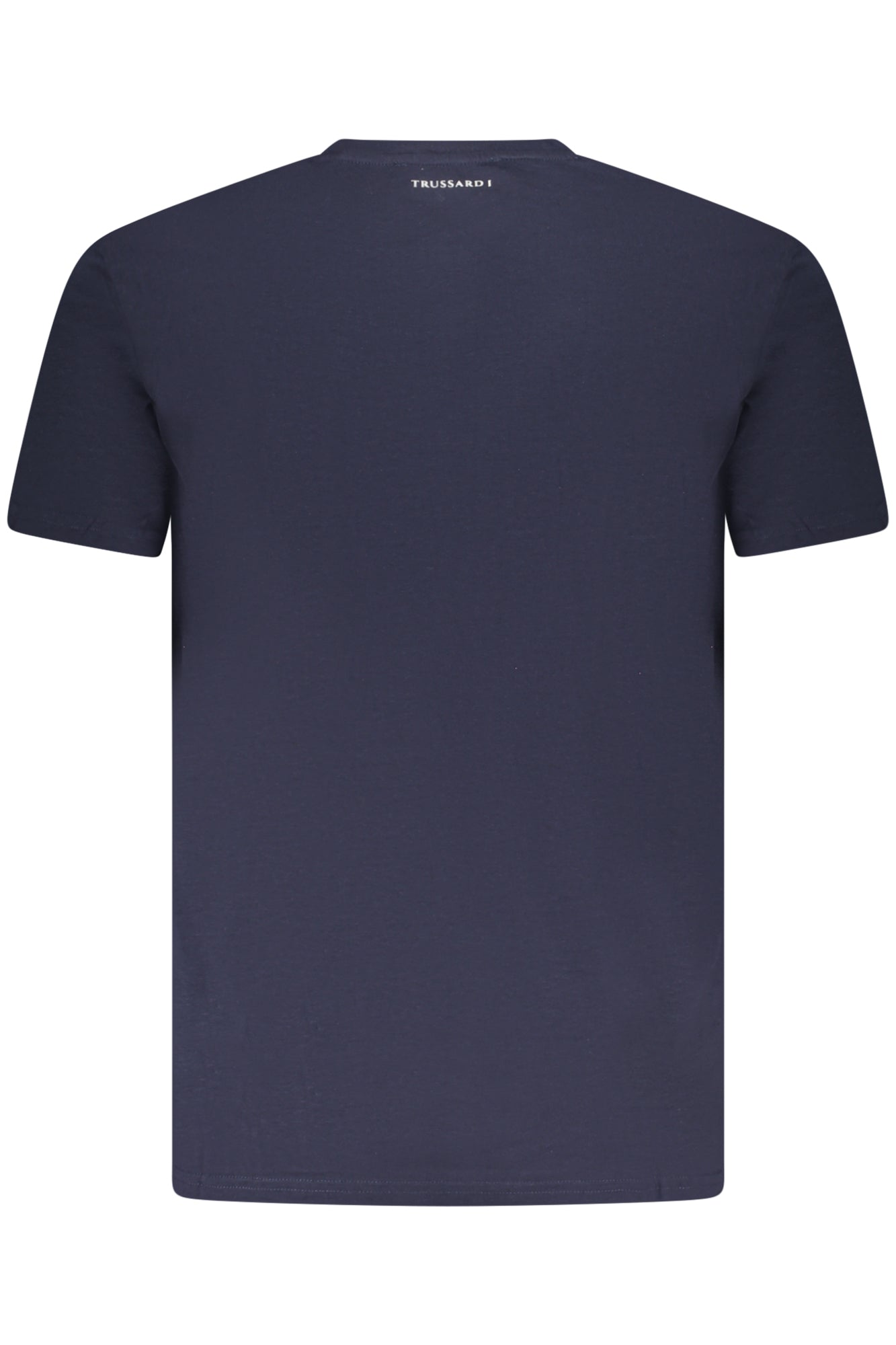 TRUSSARDI Herren T-Shirt Blau – Logo-Print aus 100% Baumwolle | soulluna.de Blau