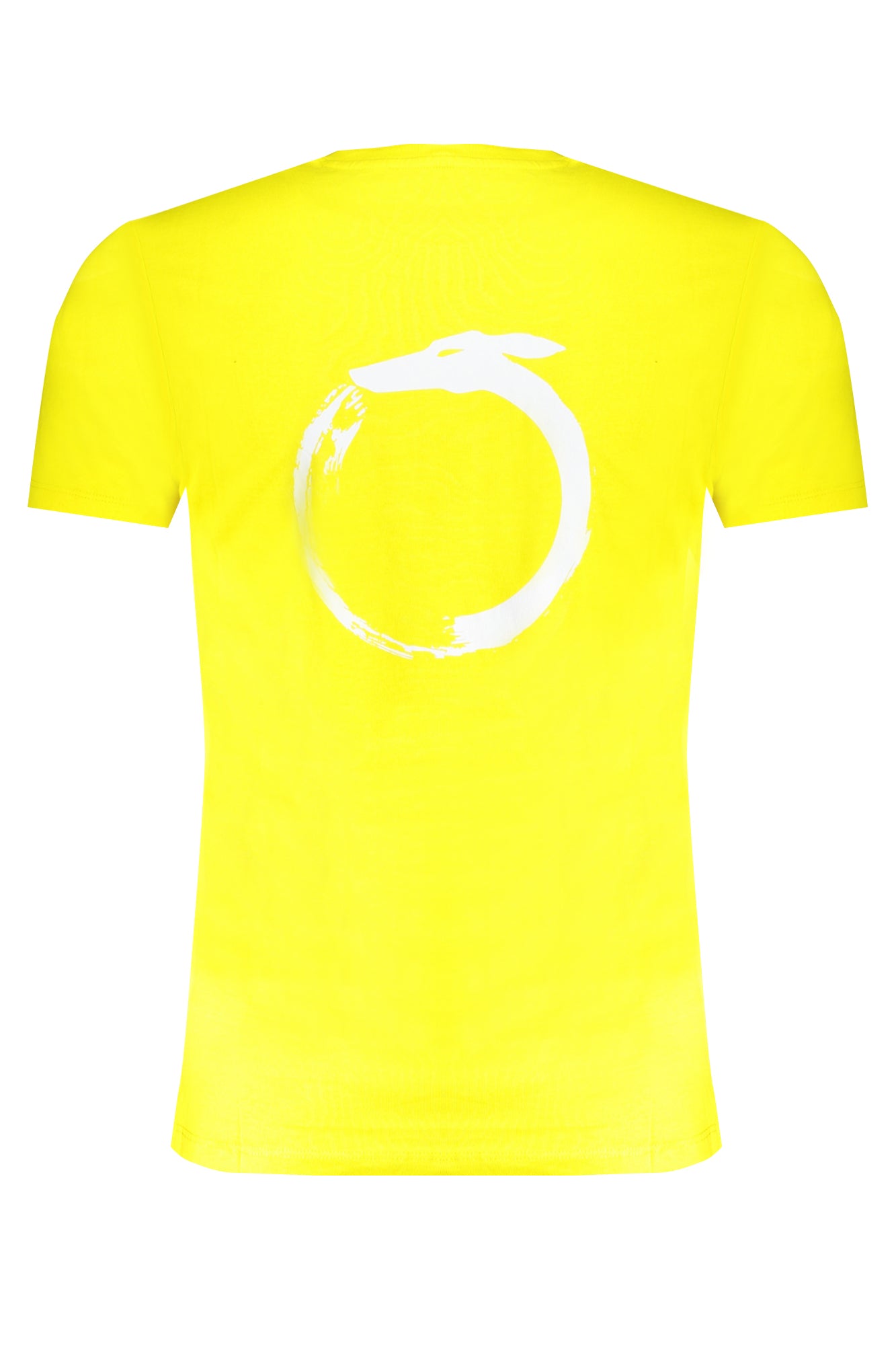 TRUSSARDI T-Shirt Herren Weiß – Kurzärmliges Basic aus 100% Baumwolle Gelb