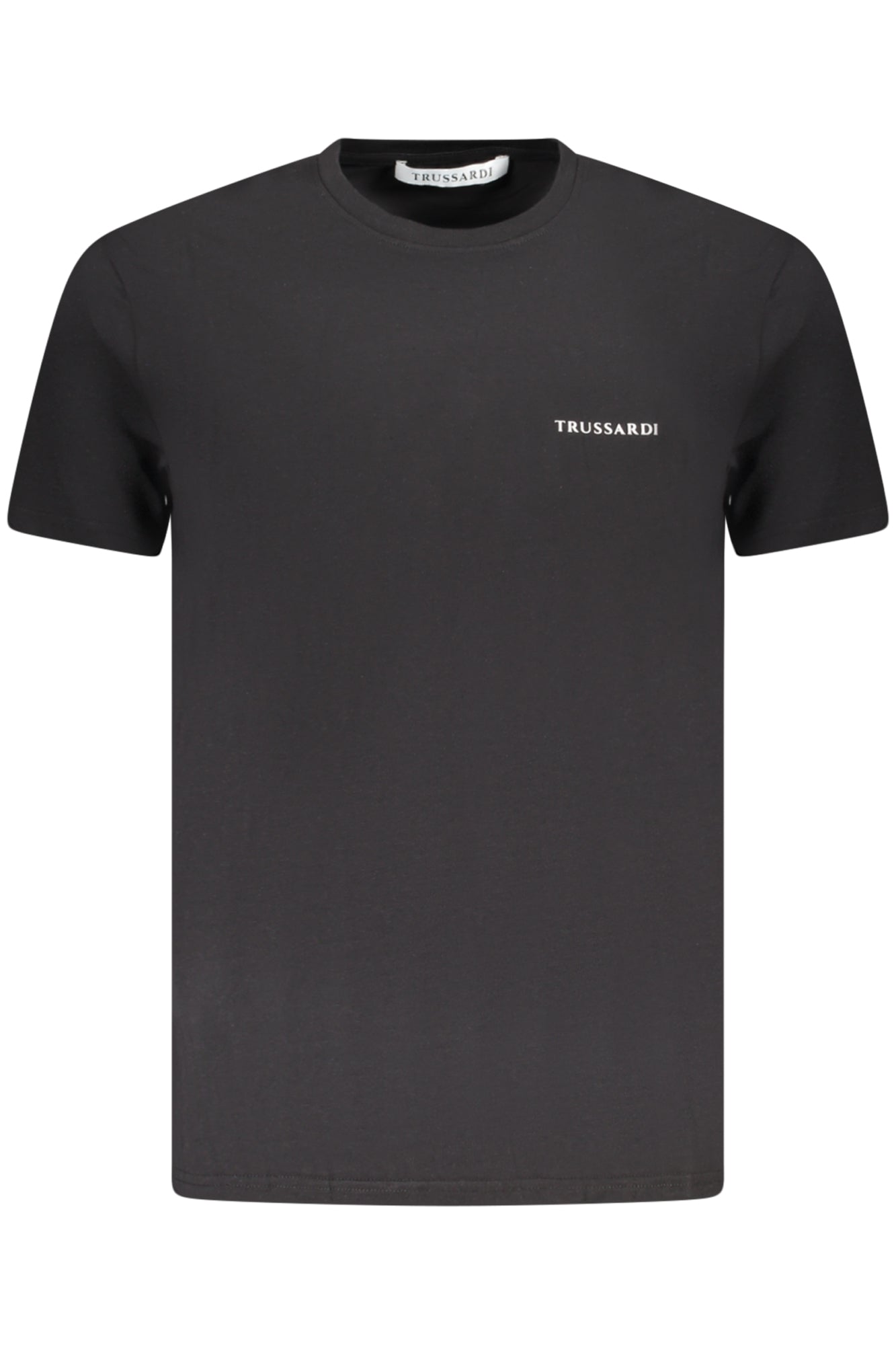 TRUSSARDI T-Shirt Herren Weiß – Logo-Print aus Baumwolle | soulluna.de Schwarz