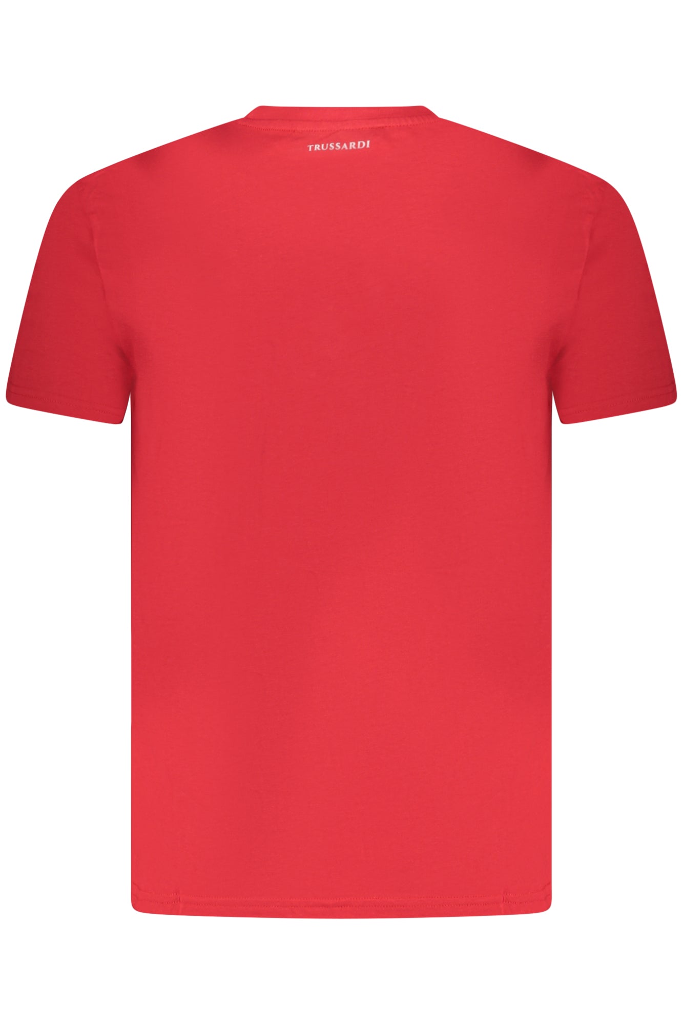 Trussardi Herren Kurzarm T-Shirt Rot Zweitbild