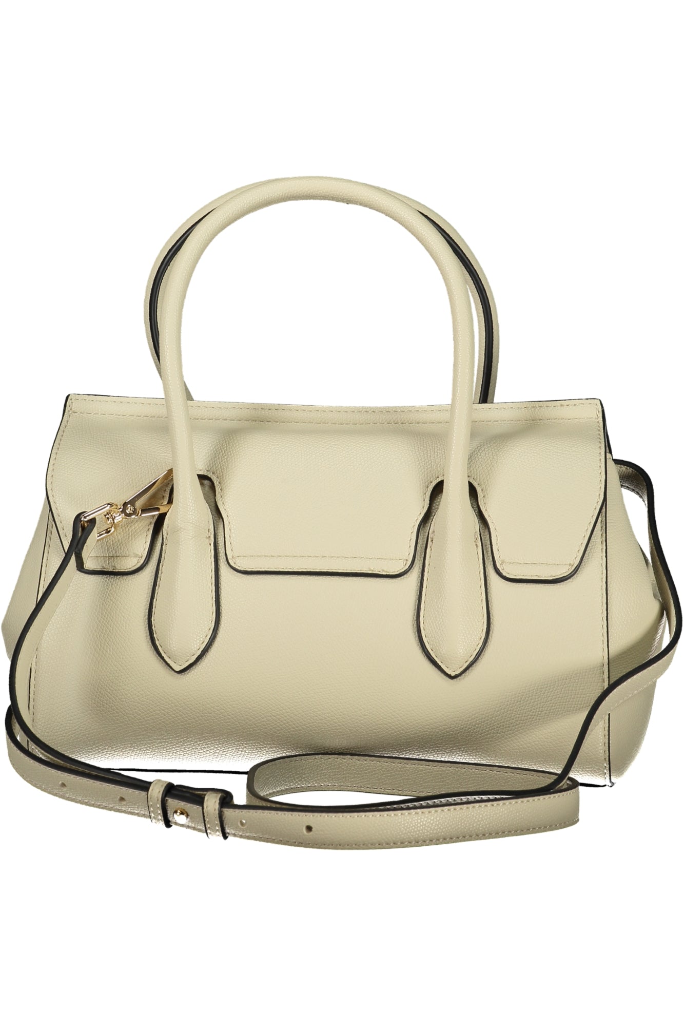 TWINSET Damen-Tasche schwarz – Elegante Tragetasche mit verstellbarem Schultergurt Beige