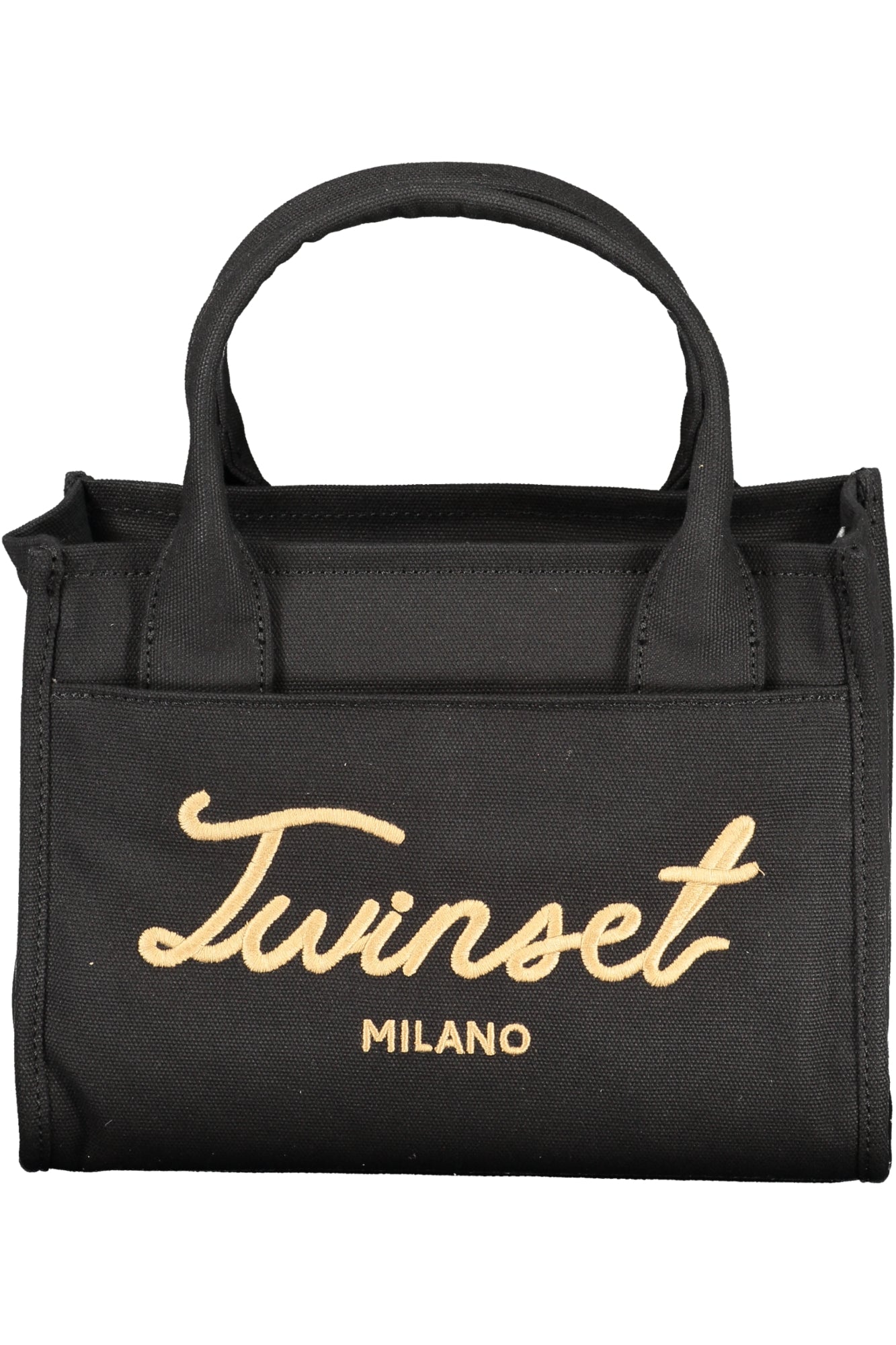 TWINSET Damen-Tasche Beige – Elegante Tragetasche mit Stickerei | soulluna.de Schwarz