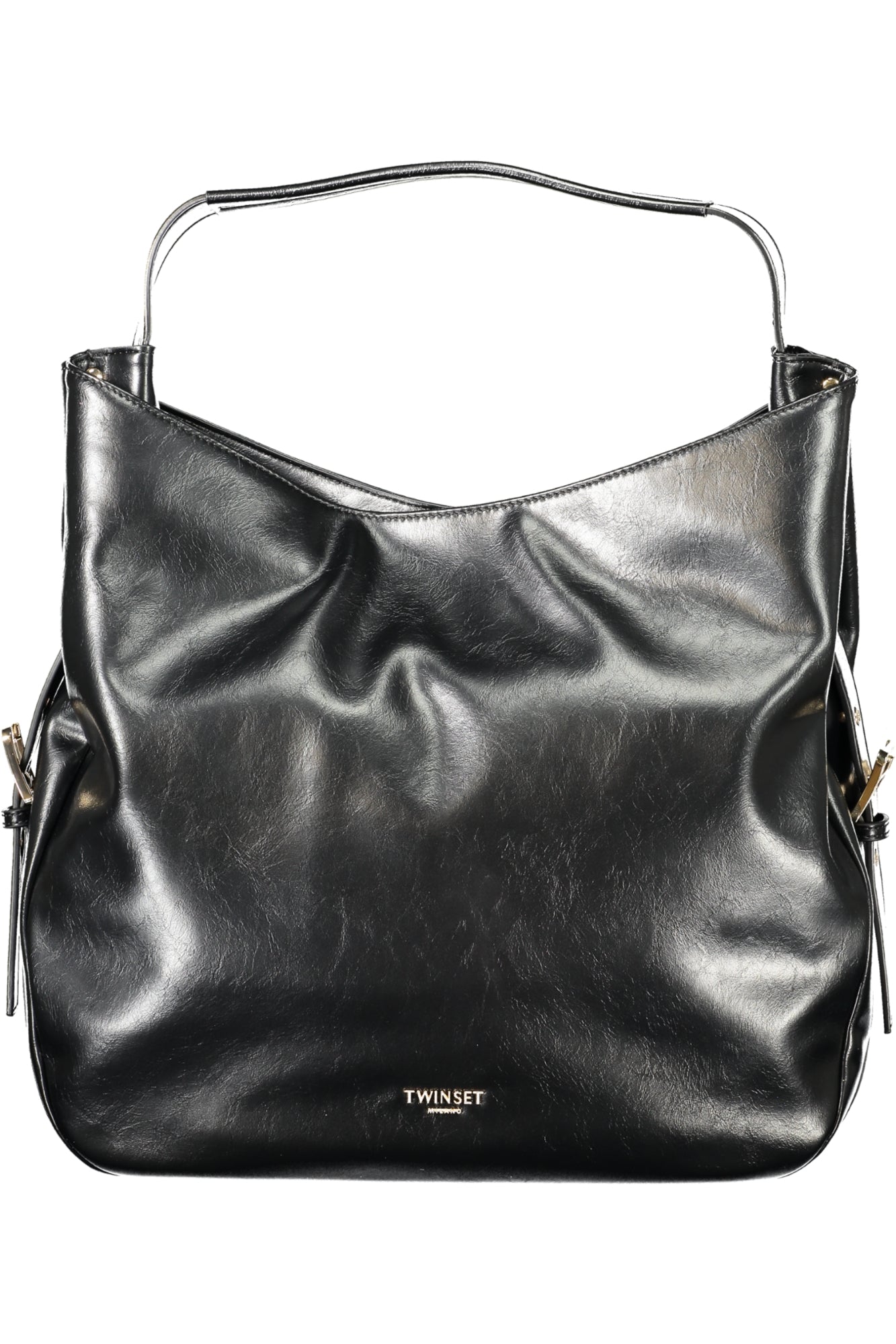 TWINSET Damen Tasche schwarz – Hobo-Tasche mit Schultergurt für Herbst/Winter | soulluna.de Schwarz