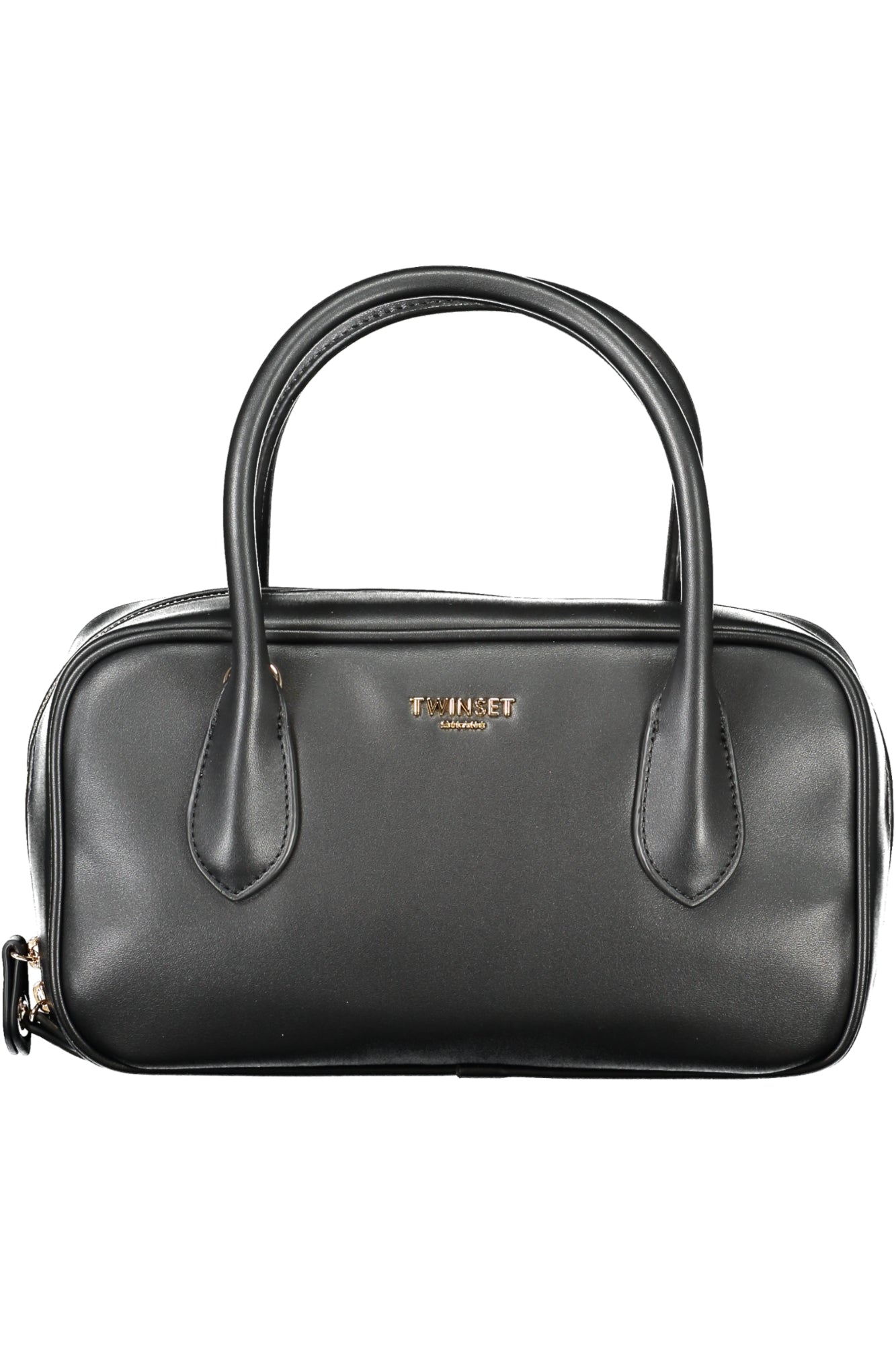 TWINSET Damen Tasche schwarz – Elegante Handtasche mit Schultergurt für Herbst/Winter Schwarz Hauptbild