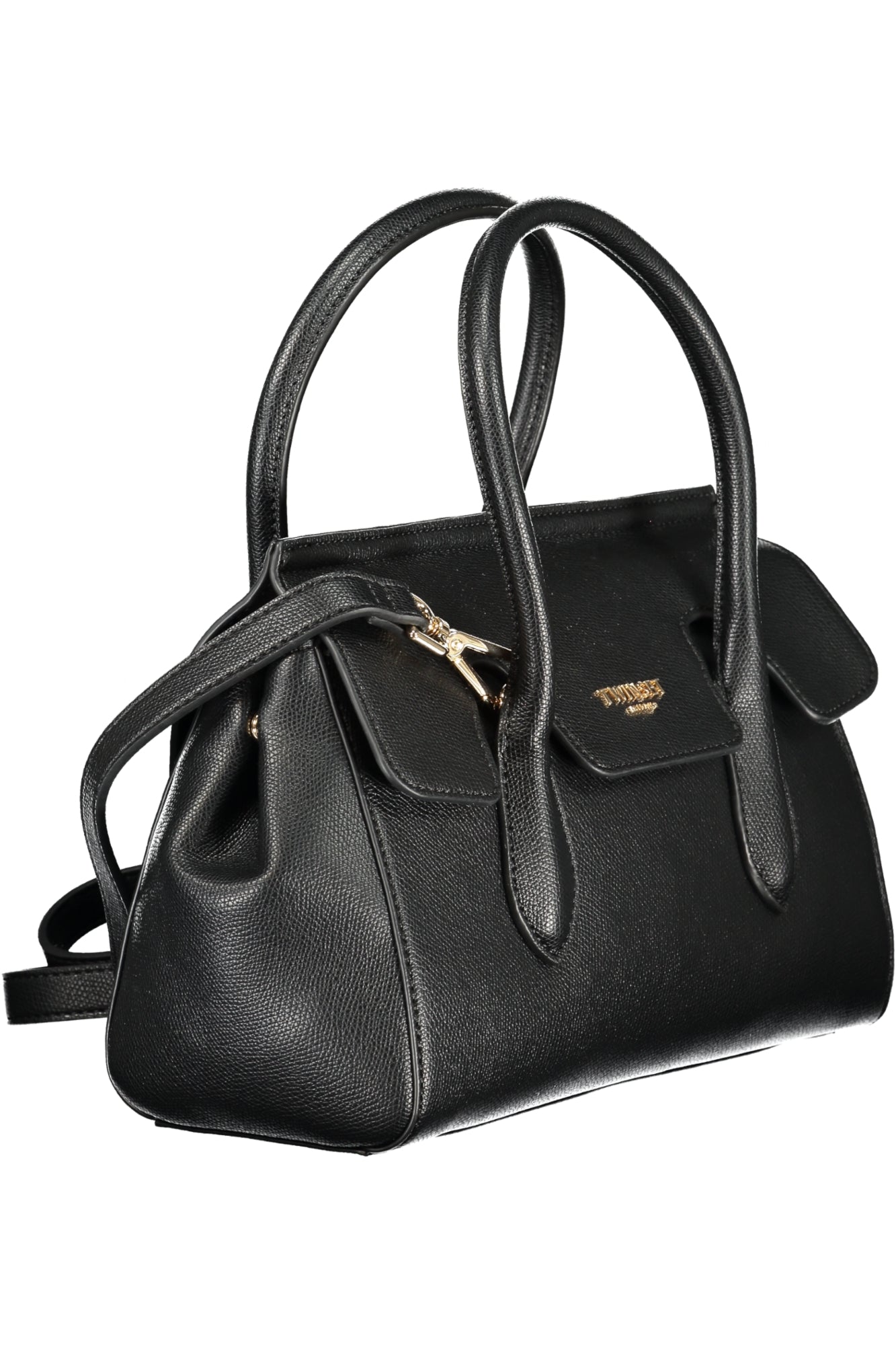 TWINSET Damen-Tasche schwarz – Elegante Tragetasche mit verstellbarem Schultergurt Schwarz