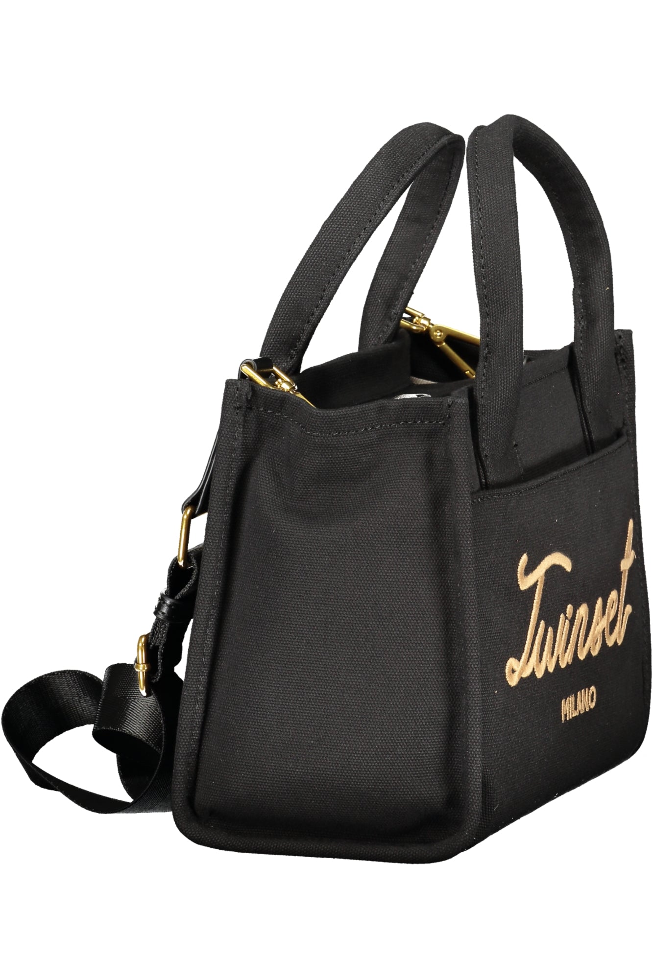 TWINSET Damen-Tasche Beige – Elegante Tragetasche mit Stickerei | soulluna.de Schwarz