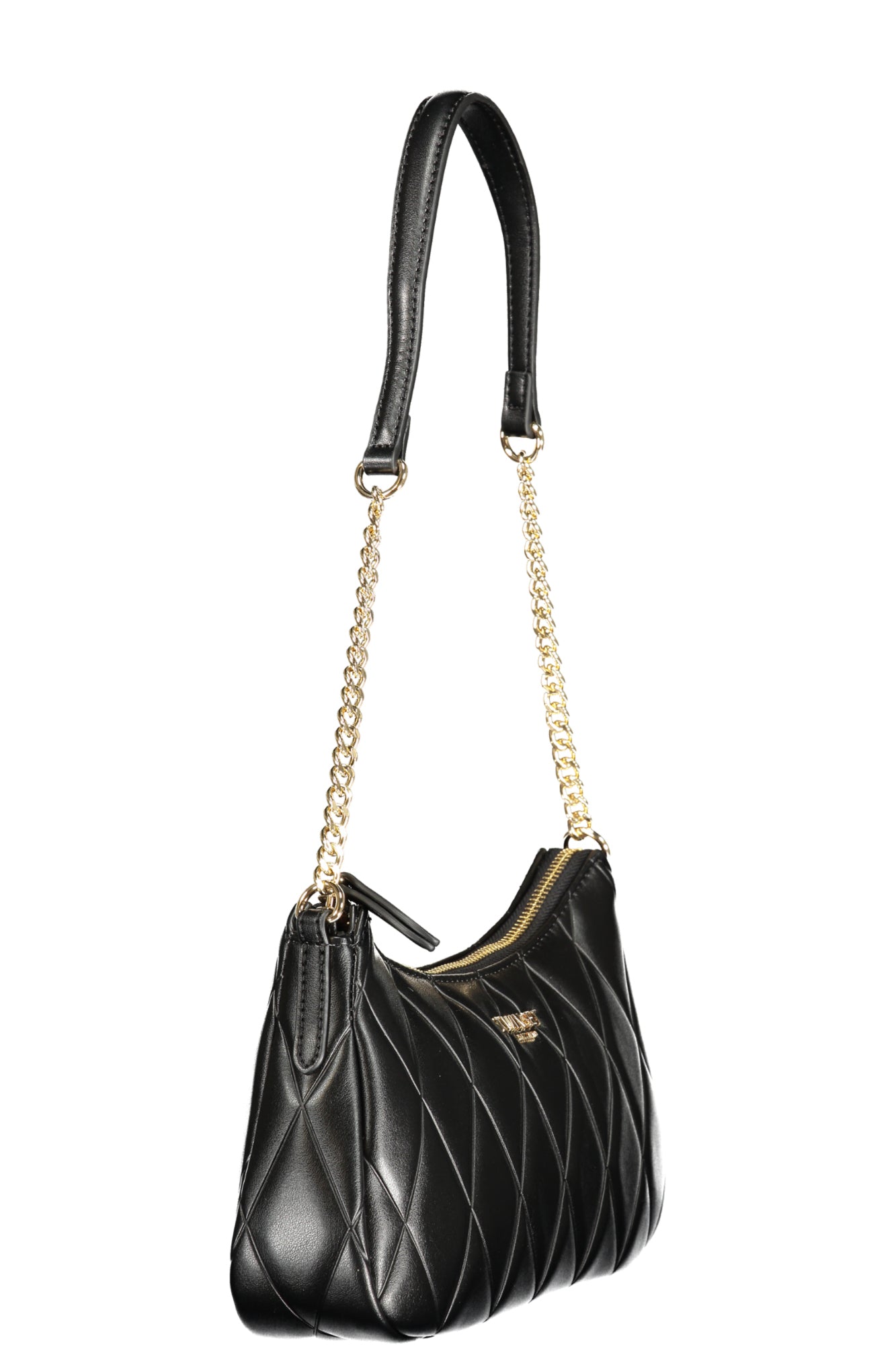 TWINSET Damen-Tasche Rosa – Schultertasche mit Kette für den Alltag Schwarz