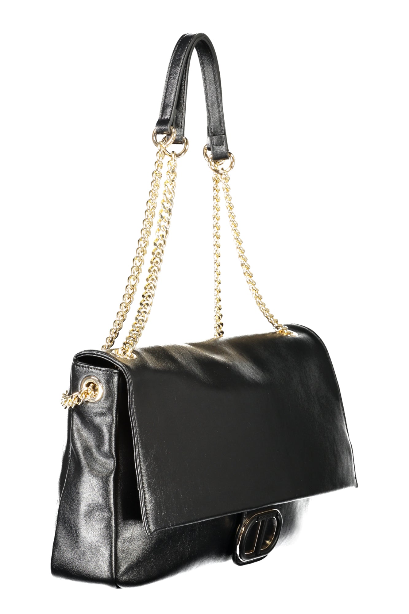 TWINSET Damen Schultertasche schwarz – Elegante Handtasche für Herbst/Winter Schwarz