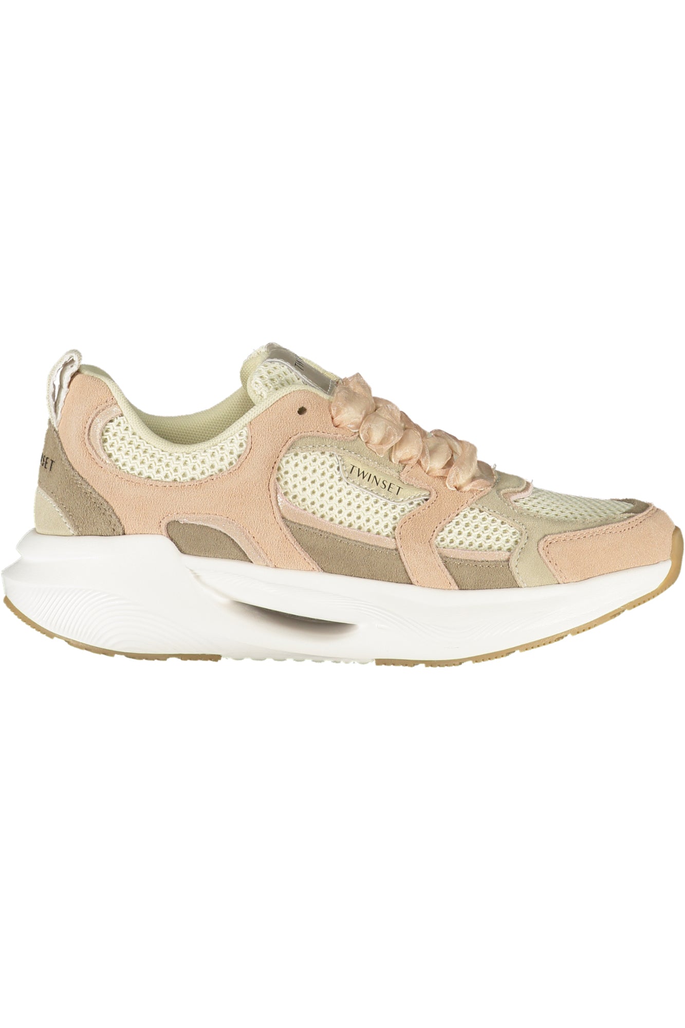 TWINSET Damen Sneaker – Sportschuh mit Schnürsenkeln Rosa Hauptbild