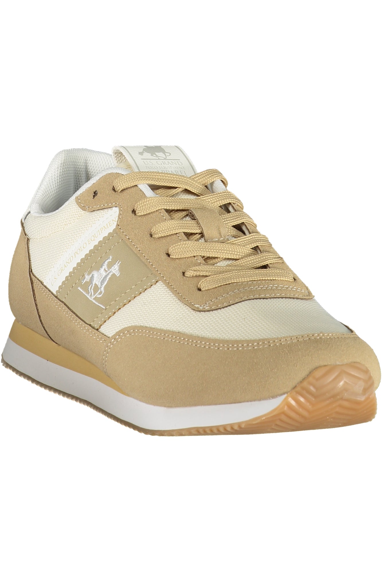 U.S. GRAND Herren Sneaker – Sportschuh mit Schnürsenkeln Beige