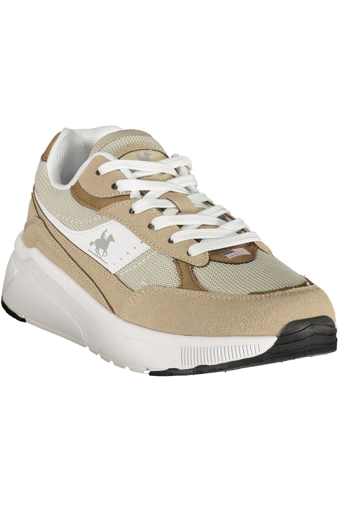 U.S. GRAND Herren Sneaker – Sportschuh mit Schnürsenkeln Beige