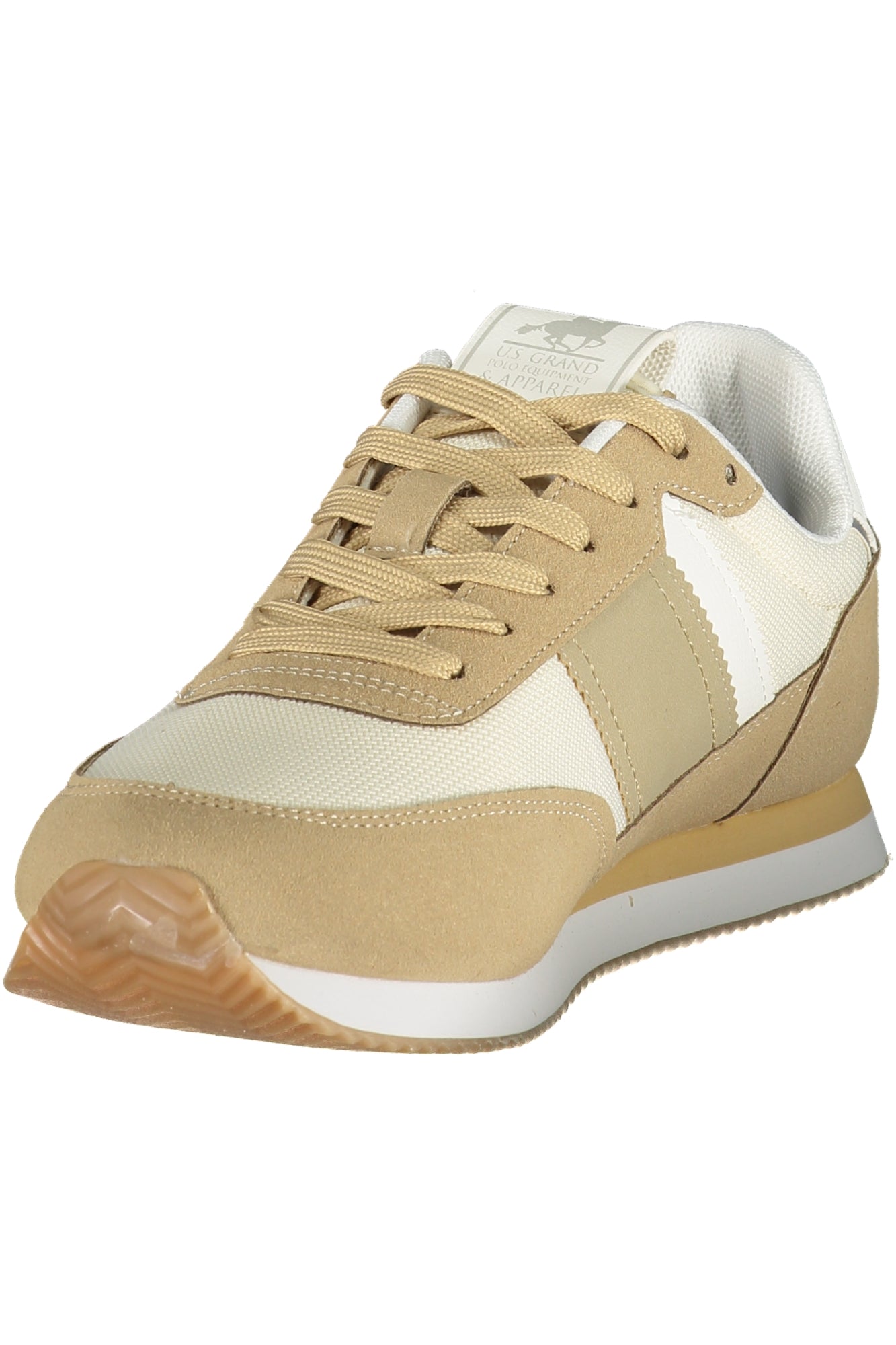 U.S. GRAND Herren Sneaker – Sportschuh mit Schnürsenkeln Beige