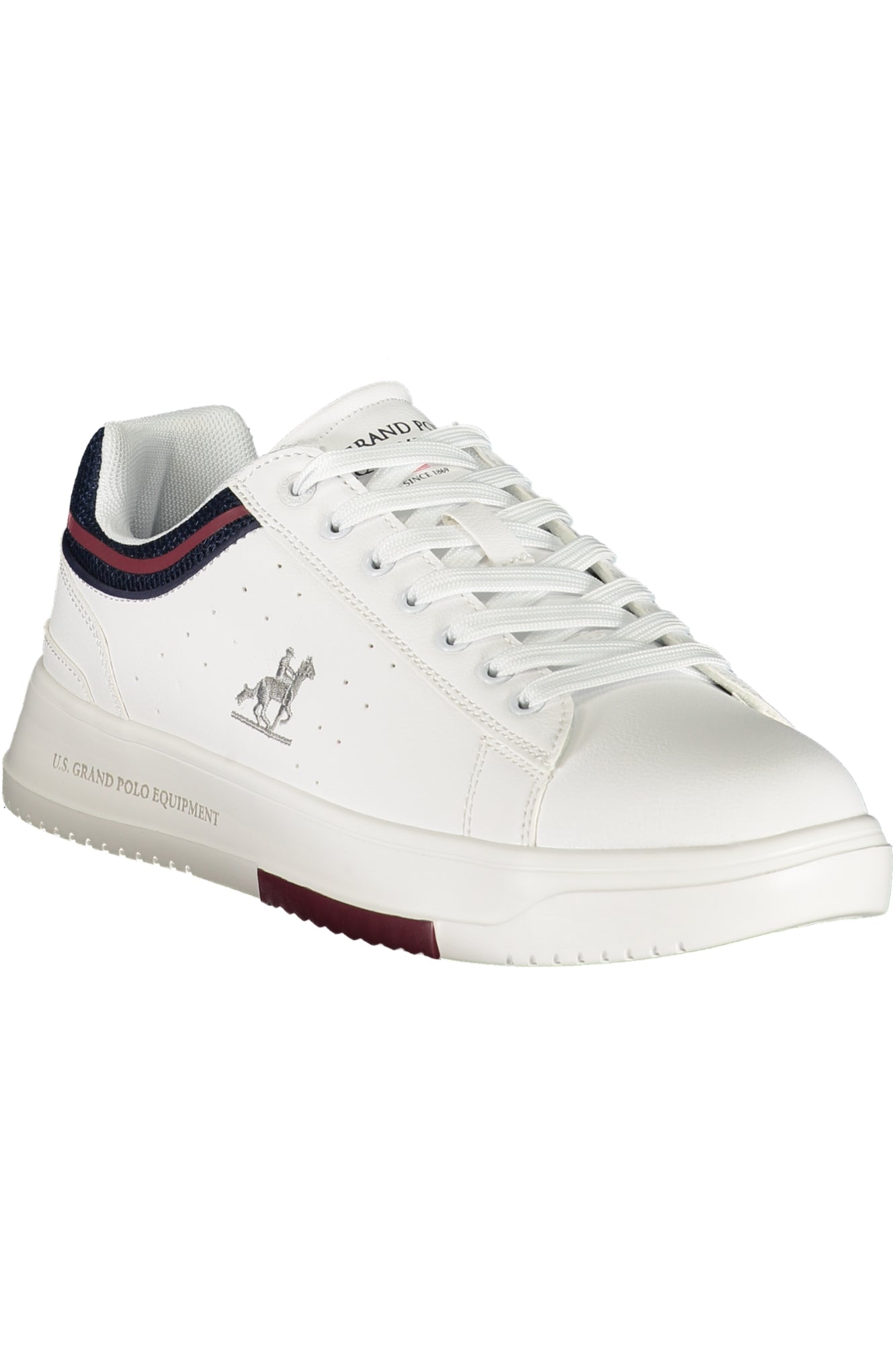 U.S. GRAND Herren Sneaker – Sportschuh mit Schnürsenkeln Weiß