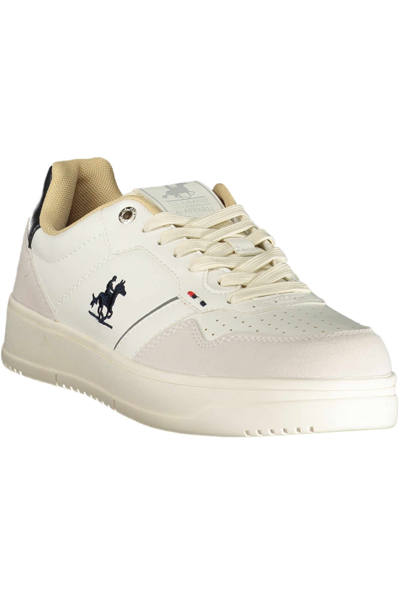U.S. GRAND Herren Sneaker – Sportschuh mit Schnürsenkeln Weiß