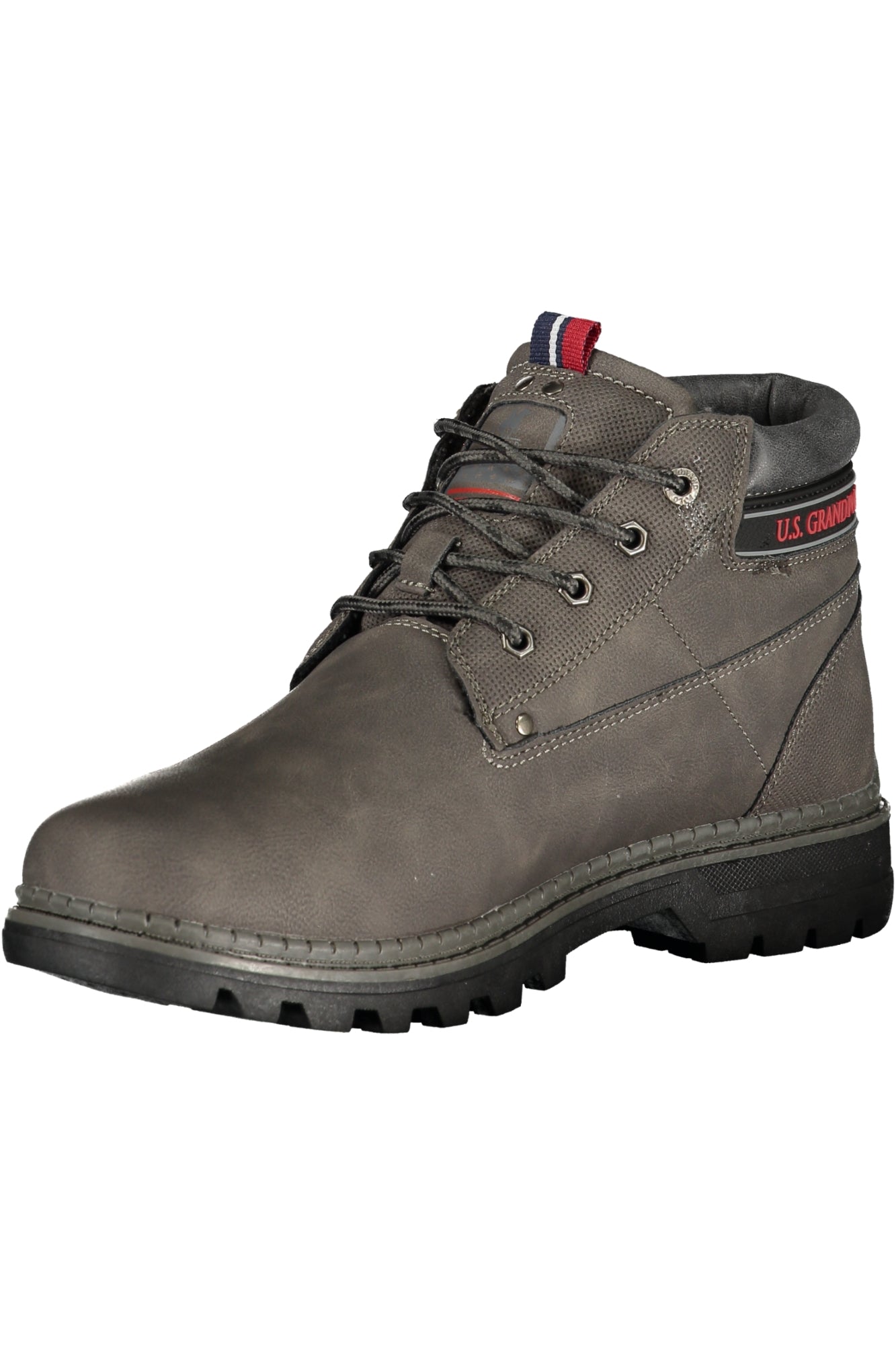US GRAND FOOTWEAR HERRENSTIEFEL GRAU