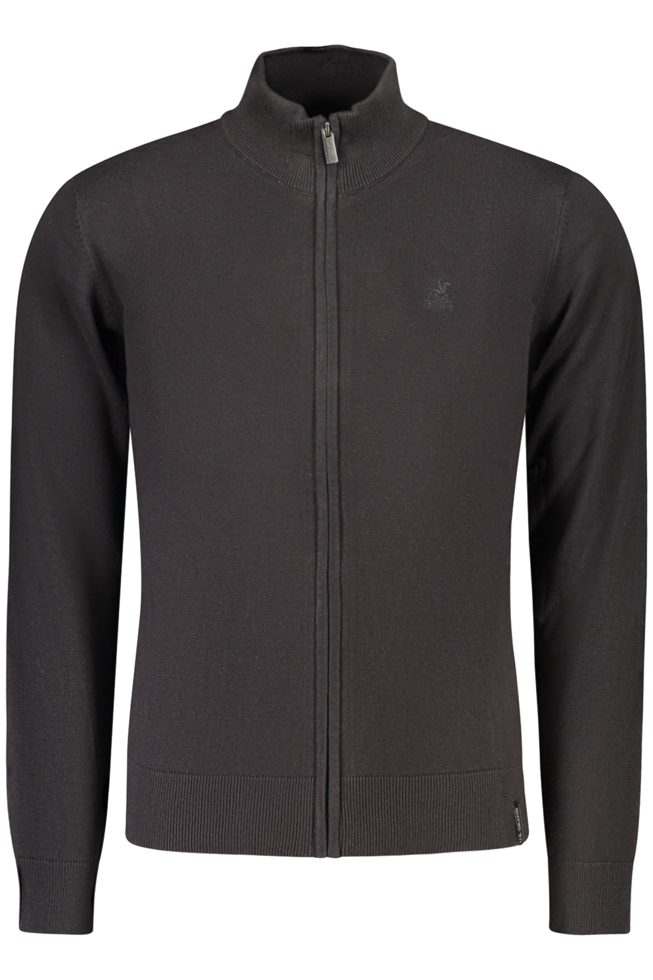 U.S. GRAND Herren Oberteile – Langärmlige Strickjacke Schwarz