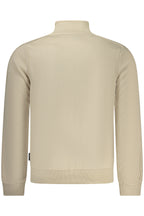 US GRAND Herren-Sweatshirt mit Reißverschluss, beige