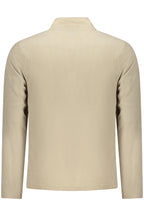 US GRAND Herren-Sweatshirt mit Reißverschluss, beige