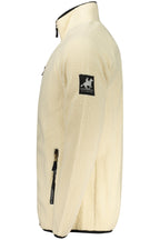 US GRAND Herren-Sweatshirt mit Reißverschluss, weiß