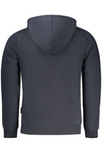 US GRAND Herren-Sweatshirt mit Reißverschluss, blau