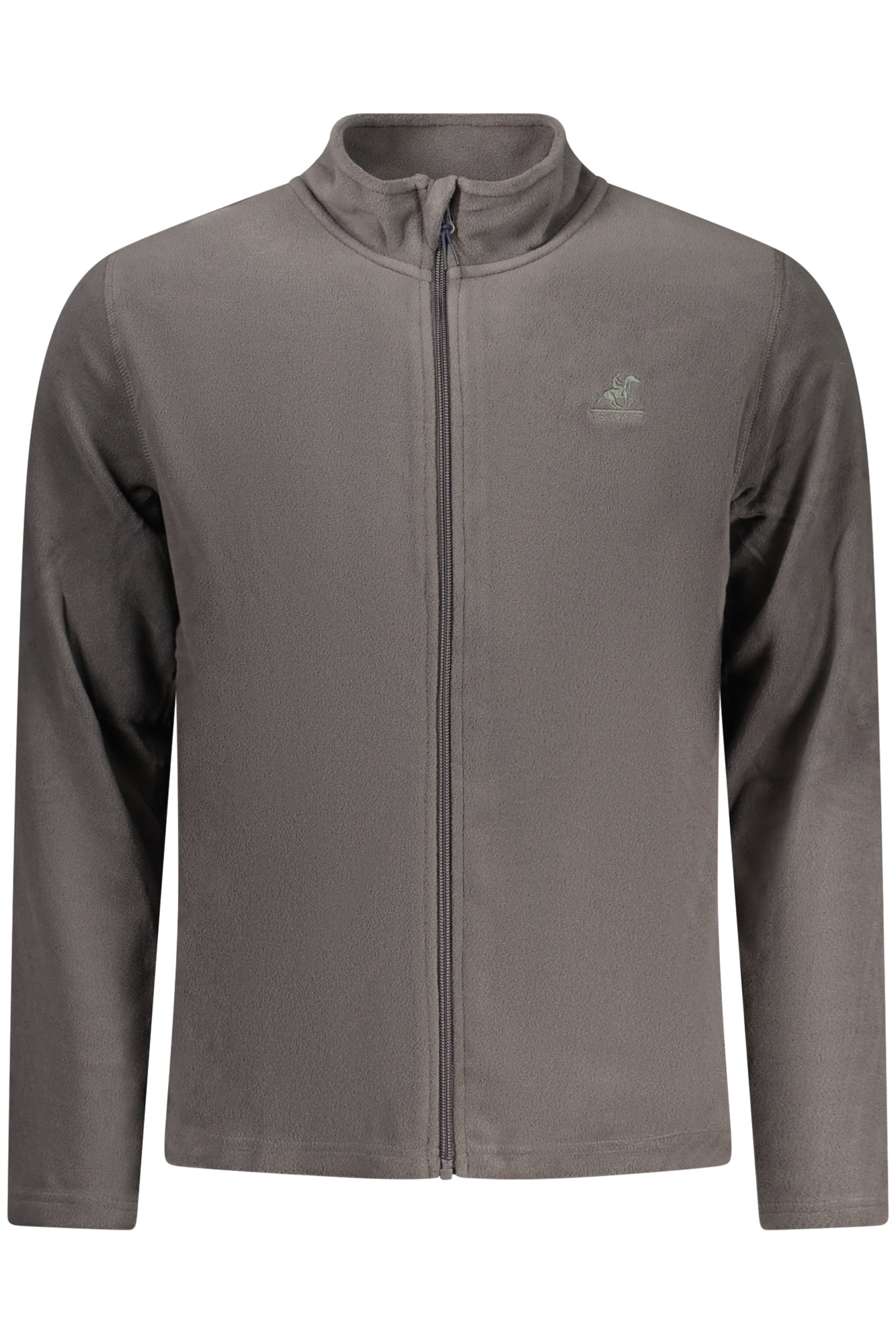 US GRAND Herren-Sweatshirt mit Reißverschluss, grau Hauptbild