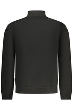 US GRAND Herren-Sweatshirt mit Reißverschluss, schwarz