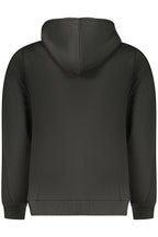 US GRAND Herren-Sweatshirt mit Reißverschluss, schwarz